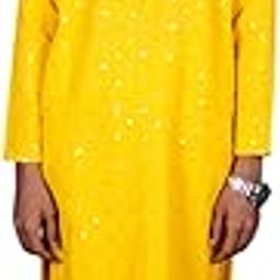 Buy Men Yellow Colour Kurta Pajaama-image-14