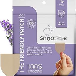 The Friendly Patch 28 Day Sleep Patches Snooze for Sleep Aid Support | Natural Sleeping Aid with Melatonin 7mg and Magnesium-21