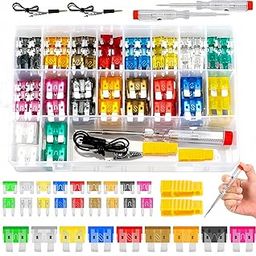 Xfopz 306Pcs Fuse Assortment Kit, Car Boat Truck SUV Auto Automotive Assorted Replacement Blade Fuses Standard & Mini & Low Profile Mini-2A 5A 7.5A 10A 15A 20A 25A 30A 35A with Circuit Tester (306)-image-33