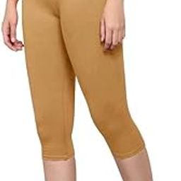 3/4 Capri Leggings | 3/4th Cotton Lycra Leggings | for Women's-image-67