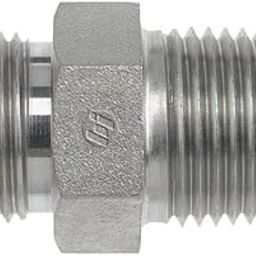 Brennan Industries FS2404-08-04 Steel Straight O-Ring Face Seal Fitting, 13/16"-16 NPT x 1/4"-18 NPT Thread, 1/2" Male Face Seal x 1/2" Male NPTF-image-40
