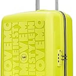 Polypropylene (Pp) Play Cabin 55 Cm (Small) 8 Spinner Wheels Trolley Bags for Travel, Hard Case Lightweight Bag with TSA Lock, Tough Suitcase for Travel (Lime Green),Yellow-image-35