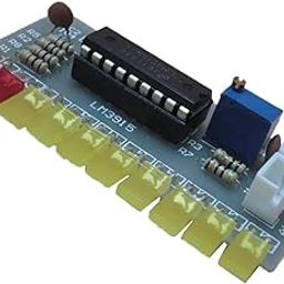 3NH® Audio Level Indicator Kit Lm3915 DIY Module Dc9V-12V 10 Seg Tin-Treated Pads-image-25
