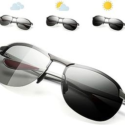 Popular aviator Polarized Sunglasses for Men Driving Golf Al-Mg Alloy Temple Spring Hinge UV400-picture-51