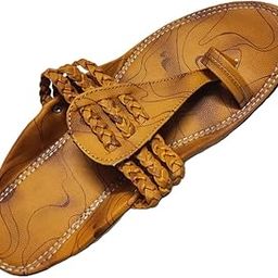 Ethnic Sandals For Boys Men, Comfortable Men's Rajasthani Slippers Chappals-image-84