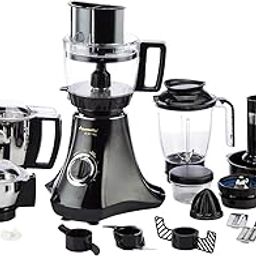 Butterfly Elektra 750 Watts Food Processor with 6 Jars & 9 Attachments | FPSS Technology (Food Processor Selective Speed) LED Indicator | Smart Grind & Store Jar | 7 Years Warranty for Motor | Black-image-21