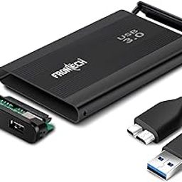FRONTECH Hard Disk Casing 2.5 USB 3.0 HDD Enclosure Case Cover SATA to USB 3.0 External Hard Drive Case for Computer Hard Disks, (NC-0031- Black)-image-97