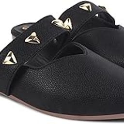 Mule Slippers for Women,Slingback Flat Pointed Toe Backless Mule Slides Suede Slip On Loafers Casual Work Office Shoes-image-36