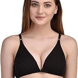 Women's Cotton Front Open Non Padde-image-9