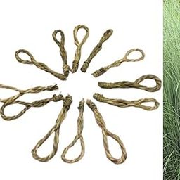 DEV POOJA STORE Pavitri/Paiti (Made of Kusha Grass) / Darbha Grass/Pavitri Grass Ring/Darbha Grass Anguthi/Yogya Pavitri/Kusha Grass (Halfa Grass) Tharu ppai-Pul (Pack of 12)-image-56