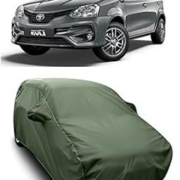 AOSIS® 100% Waterproof Car Body Cover Compatible with Toyota Etios Liva with Mirror Pocket | 3 Layered Thick Fabric | 100% Rain Proof | Weather Proof | Dust Proof (Olive Green)-picture-14