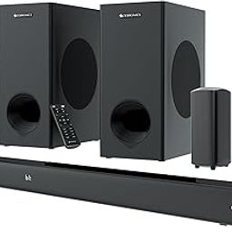 ZEBRONICS Juke BAR 9552, Dolby Audio, Dual Wireless Subwoofer & Satellite, 625 Watts, RGB LED, Bluetooth Soundbar (Black, 5.2 Channel)-21