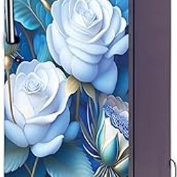 Fridge Makeover Sticker 24x49 Inch – Kitchen Appliance Waterproof Vinyl Cover for Single Door Fridge.-image-37