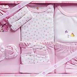 DADDY - G® New Born Unisex Baby's Gift Set -13 Pieces (Pink)-image-87