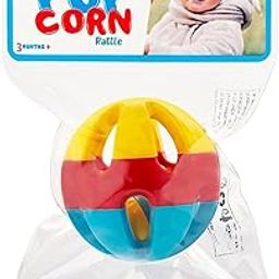 Sunny Pop-Corn Activity Rattle for Infants - BPA-Free, Non-Toxic Plastic Baby Toy | Safe & Engaging for Newborns (0M+)|Yellow-image-72