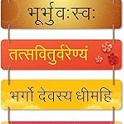 RAG28 Designer Wooden Gayatri Mantra Wall Hanging for Home Decor Items (HS18)-picture-22