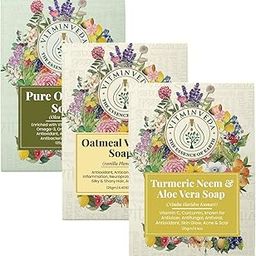 VITMINVEDA Ayurvedic Soap Olive Vanilla Neem Turmeric (125gm Pack of 3)-20