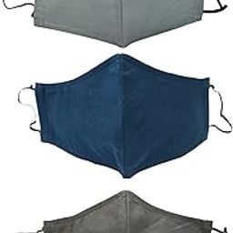 Pack of 3 Soft Reusable Washable Outdoor Protection Face Mask for Men (Non Surgical)-image-76