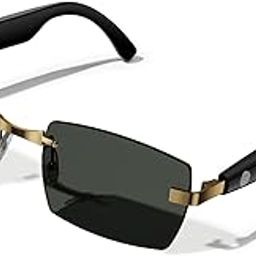 H.WGTWSSTAR Smart Glasses, Bluetooth sungglasses, frameless lenses, built-in microphone and speaker, Athletic/Outdoor UV Protection and Voice Control,Unisex-image-51