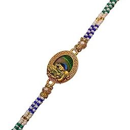 Auspicious Ganesha Rakhi for Brother – Celebrate Raksha Bandhan with Blessings (PDGRKA455)-image-55
