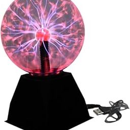 THE STYLE SUTRA Red Plasma Ball Lamp for Science Experiments Plug in Room Decor Party Favors-31