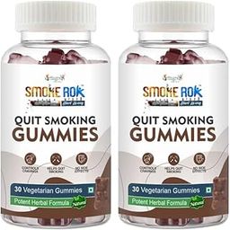 Vringra SmokeRok Anti Addiction Gummies - Smoking Cesssation - D-Addiction Gummies -Help To Stop Smoking & Alcohol - Nasha Mukti - Addiction Killer 30 Gummies (Pack Of 2)-image-59