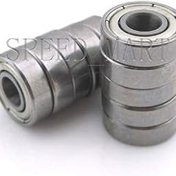 FidgetGear 10 pcs 695ZZ (5x13x4 mm) Metal Double Shielded Ball Bearing Bearings 695z-28