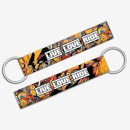New Laser Tech Live Love Ride Keychain – 1 Pc | Compatible with All Bikes, Scooters, Cars & Home Décor-image-24