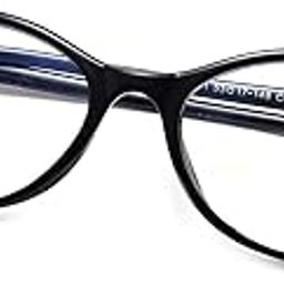 Black Cat-eye Anti Glare Computer Glasses for Women/Girls (AG2381B)-image-9