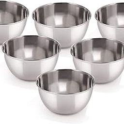 Neelam Stainless Steel 5.5 Inch 26G Prem Vati, 200 ml, Silver, Set of 6, Durable, Elegant, Perfect for Serving Snacks, Desserts, and Condiments-image-70
