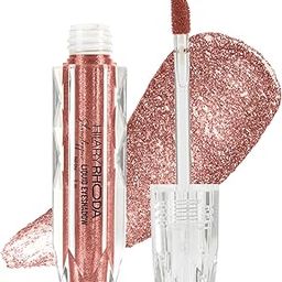 Hilary Rhoda Showstopper Liquid Eyeshadow | Gel-Based Formula | Shimmer Finish | Highly Pigmented | Blends Easily | Create Versatile Looks | 2ml (Rose Gold - Shade 03)-0