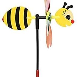 ATORSE 5x3D Windmill Wind Spinner Whirligig Outdoor Yard Garden Decor Bee-image-22