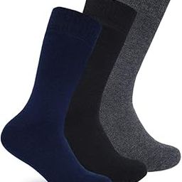 F1851 Men Woollen Thermal Socks | Crew/Calf Length| Breathable & Odor-Free | Pack of 3 Free Size-image-47