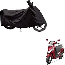 Kozdiko Dust & Waterproof Bike Body Cover with Mirror Pockets for Hero Destini 125-image-91
