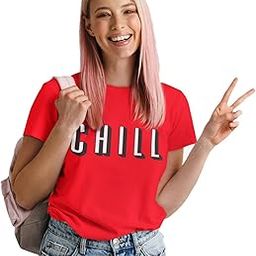 Chill Mode On T-Shirt for Women � Unisex Cotton Graphic Tee | Vacation, Beach, All Seasons Outfit-image-9