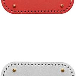 CLUB BOLLYWOOD LICHTS®2x PU Leather DIY Bag Bottom Mat Pad Insert Base Replacement Purses Making|Clothing, Shoes & Accessories | Womens Handbags & Bags | Handbag Accessories|1 Piece Gray Bottom-image-60