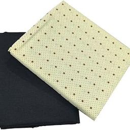 Men's Poly Cotton Shirt and Trouser Unstitched Fabric Set - Gift Pack (Multicolour_Free Size) 8001-image-5