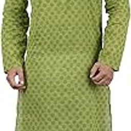 Shirt Men's Cotton Kurta Pyjama-picture-25