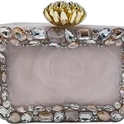 resin clutch Designer Stone Clutch for girl Resin Crystal Stone Handmade Clutch Bag Embroidery Clutch Bag Purse For Bridal Casual Party Wedding bag ledis women hand bag WOMEN CLUTCH-image-27