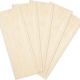 Balsa Wood Sheets 1/8" Inch Thick 12" x 4" Unfinished Wooden Board by Craftiff (5 Pack)-picture-15