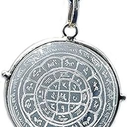 Natural Sphatik Shri kailash dhan rakshayantra hand craved pendant Locket For Men And Women-image-44