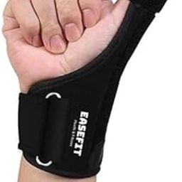 EASEFIT Thumb Splint Support for Carpal Tunnel & Trigger – Thumb Support for Pain Relief with Wrist Wrap|Thumb Brace, Allows Hand Movements - Fits all, for Design for both hand left & Right (BLACK)-image-6