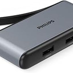 PHILIPS 5 in 1 Type C USB HUB with USB C to HDMI 4K 30Hz + 3 x USB A + PD (max 100W) Dock Adapter for MacBook, Windows OS, iPad, Chromebook, Surface, Android Type C Port Devices-image-26
