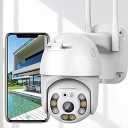 Maizic Smarthome Dual Lens Mini Fox | 5+5MP WiFi CCTV Camera with PTZ & Fixed View, AI Motion Detection, Color Night Vision, Two-Way Audio, App Remote Access (Single Lens Outdoor)-14