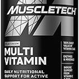 MuscleTech Platinum Multivitamin, Vitamin C for Immune Support, 18 Vitamins & Minerals, 60 Tablets-23