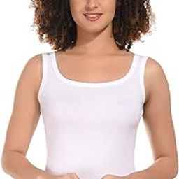 Solid Square Neck Sleeveless Casual Ribbed Regular Cotton Tank Top for Women | Tops for Women | Tops for Jeans for Women | Korean Tops for Women-image-29