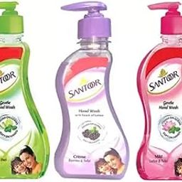 santoor HAND WASH FRESH, MILD, CREME Hand Wash Pump Dispenser (3 x 215 ml)-image-53