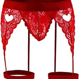 xenza Men's Lace Mesh G-String Thong Underwear for Men, Designer Innerwear Regular Fit (S,M,L)-picture-0