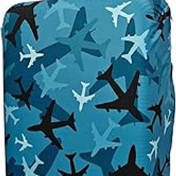 NT CREATIONP olyester Luggage Cover – Durable Stretchable Protective Suitcase Cover Without Suitcase, Anti-Scratch Travel Wrap Luggage for Easy Identification & Protection (Multi Plane, Large)-image-32