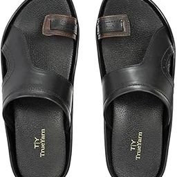 Men's Genuine Leather Thong Slippers | Handmade Slip-On Sandals for Casual and Traditional Outfits | Lightweight, Durable and Comfortable Chappal for Daily Use-image-23